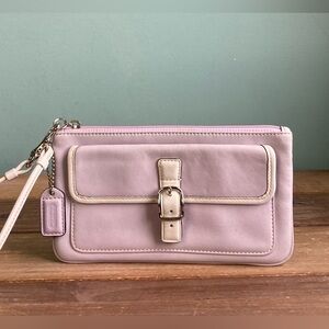 Vintage Coach Soho Wristlet Pouch Bag